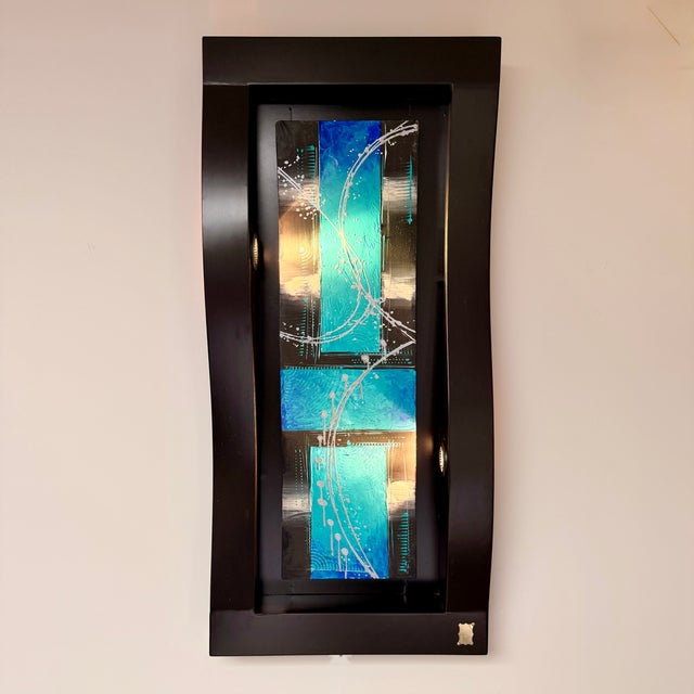 Rare Illuminated Architectural Wall Sculpture - Can be displayed both horizontally or laterally, depending on your needs....