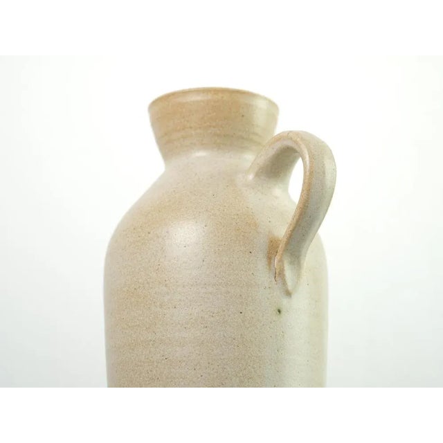 Beige Mid-Century Danish Ceramic Vase, 1960s For Sale - Image 8 of 13