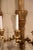 Wood Pair of Vintage French Louis XVI Style Carved Giltwood Three-Light Wall Sconces For Sale - Image 7 of 9