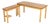 Modern Maple L-Shaped Desk For Sale