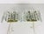 Mid-Century Modern Frosted Ice Glass Wall Lamps by Kalmar, Austria, 1960s - A Pair For Sale - Image 3 of 11