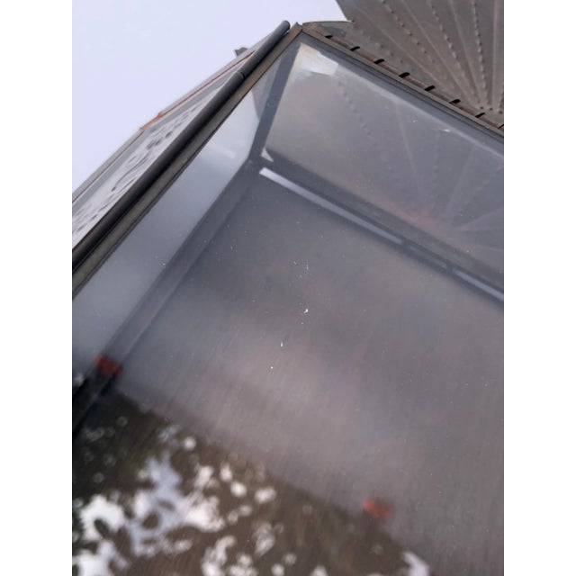 Mid 20th Century Mexican Sunburst Shadowbox Nicho Wall Hanging With Front Doors For Sale - Image 11 of 11