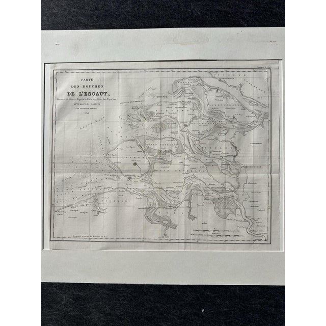 Map of the Scheldt Estuaries, 1822 For Sale - Image 10 of 13