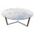 Room and Board Contemporary Round Glass Dining Table For Sale