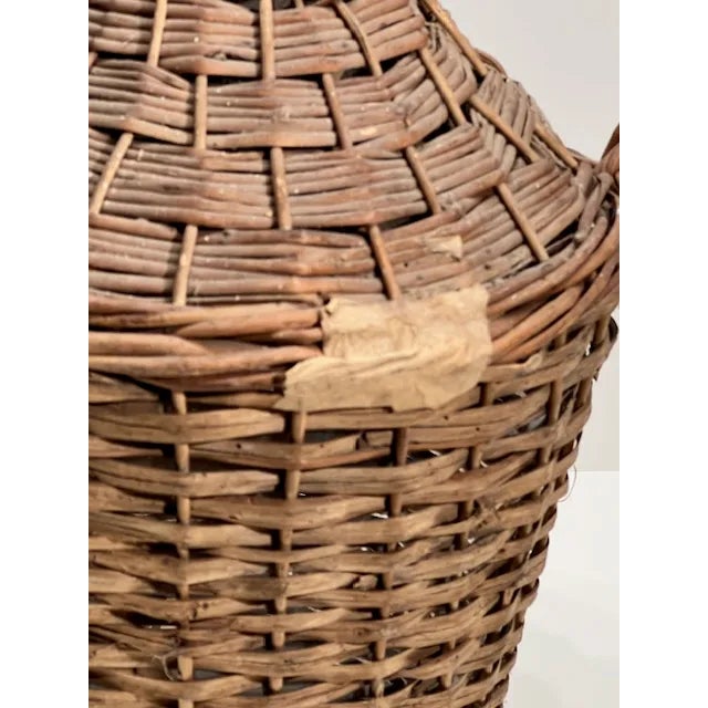 Vintage French Rattan Demi John #100 For Sale In Chicago - Image 6 of 7