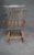 Hand Made Lancaster County Windsor style rocking chair by G Brenner in 1993 . Made of pine and walnut , carved comb back...