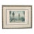 1920s Large Hand-Colored French Etching by Charlet, Pont Alexandra, Paris, Misty Mood... For Sale