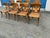Mid-Century Modern Teak Klismos Patio Dining Chairs. - Set of 8 For Sale - Image 3 of 16