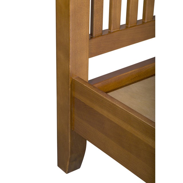 Mission Oak Slat Bed - Michael's Cherry For Sale - Image 4 of 9
