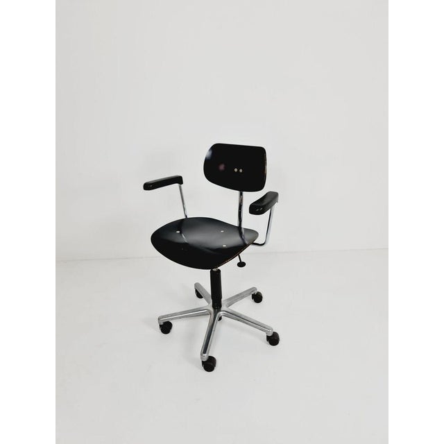 German Swivel Chair Model S 197 R by Egon Eiermann for Wilde & Spieth, 1950s For Sale - Image 3 of 11