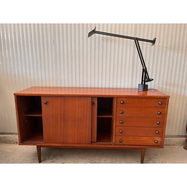 Vintage Sideboard in Teak, 1950 For Sale - Image 3 of 18