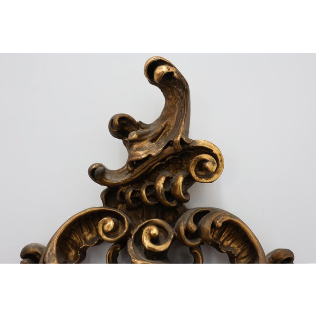 Large Rococo Style Giltwood Mirror from Deknudt, Belgium, 1950s For Sale - Image 12 of 14