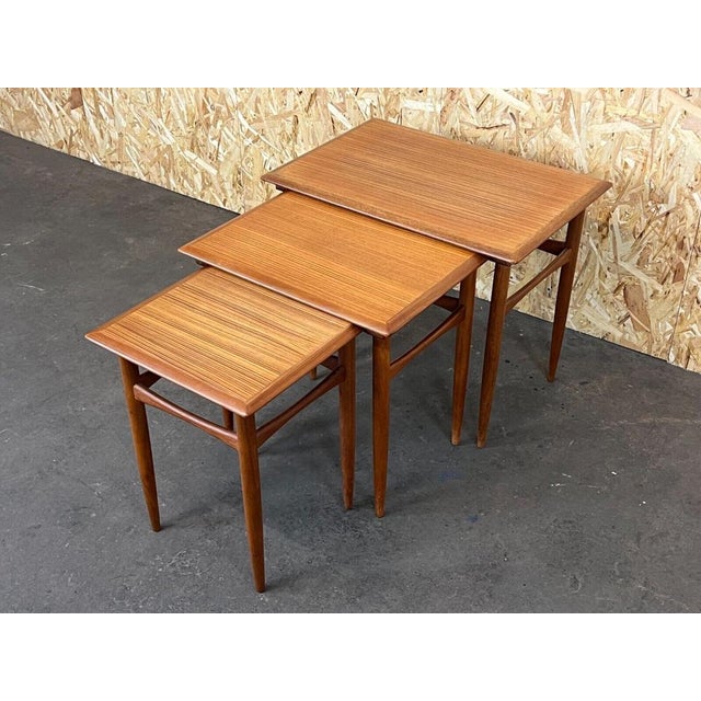 1970s Teak Nesting Tables from Skovmand & Andersen, 1970s, Set of 3 For Sale - Image 5 of 18