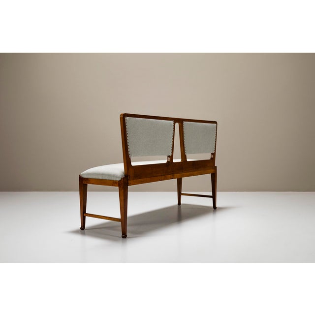 Set of Bench and Side Chair in Cherry, 1950s For Sale - Image 18 of 18