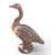 Vintage Terracotta-Style Standing Goose Garden Statue For Sale - Image 4 of 9