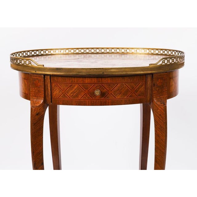Antique French Ormolu Mounted Parquetry Occasional Tables, 19th Century, Set of 2 For Sale - Image 10 of 18