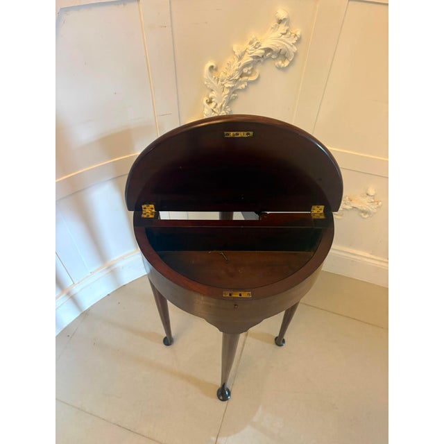 Antique Victorian Mahogany Side Table, 1880 For Sale - Image 6 of 15
