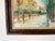 Green 1970’s Vintage Impressionist Parisian Cityscape Oil on Canvas Painting, Signed For Sale - Image 8 of 10
