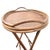 Vintage Mid 20th Century Folding Bamboo Butler Serving Tray Tv Table MCM Cottage For Sale - Image 10 of 12