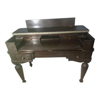 1920's, Mahogany Wood Spinet Desk For Sale
