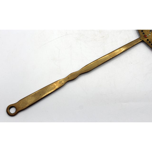 Late 19th Century C. 1860-80 English Brass Skimmer For Sale - Image 5 of 5