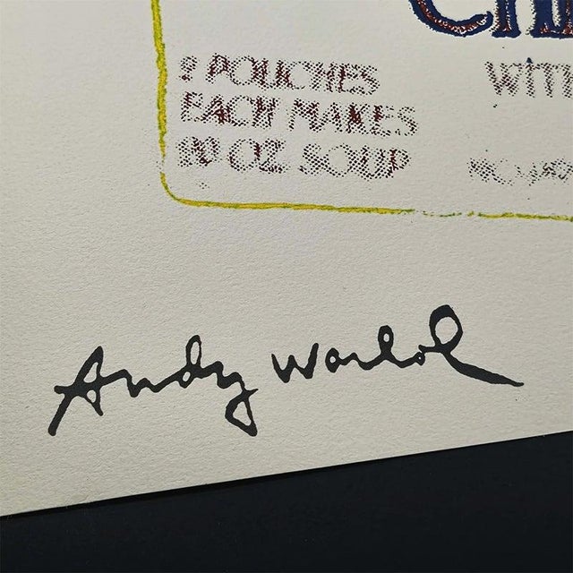 Mid-Century Modern After Andy Warhol, Campbells, 1980s, Lithograph For Sale - Image 3 of 7