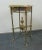 Metal Victorian Brass & Onyx Stand For Sale - Image 7 of 7