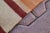 Red 1960s Hand-Knotted Ottoman Empire Striped Natural Wool Kilim Rug For Sale - Image 8 of 9