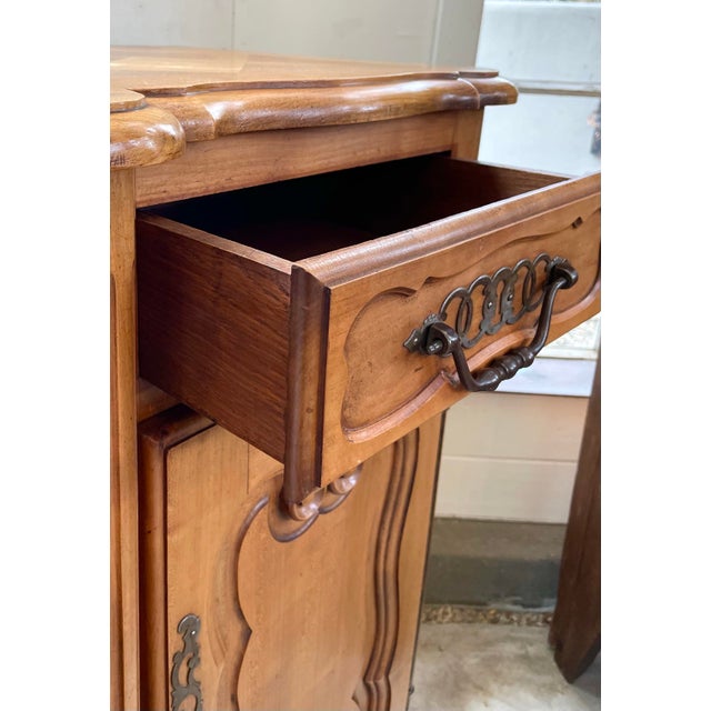 Early 20th Century Antique French Provincial Louis XV Style Fruit Wood Sideboard For Sale - Image 9 of 11
