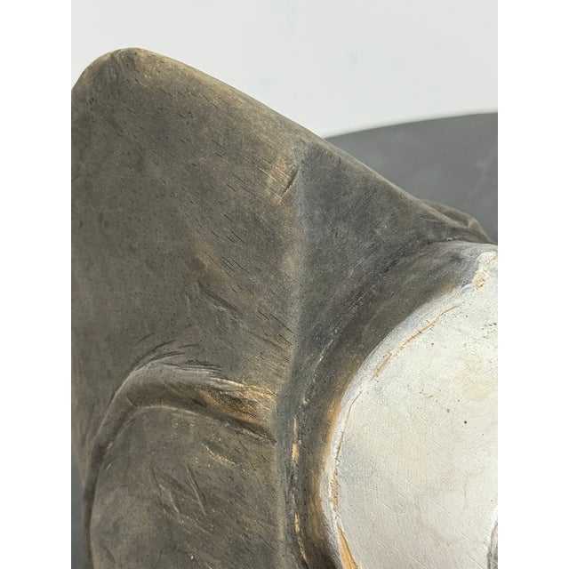 African Punu-Style Carved Wood Mask For Sale In San Francisco - Image 6 of 12