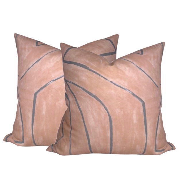 Add A New Look By Using Pillow Covers Made of Designer Fabric! ⭐️ Ships Within 2 Days On the Front: Designer Graffito...
