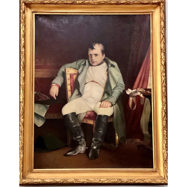 Xaver Diblik, Napoleon Bonaparte Portrait, 1950, Painting For Sale - Image 10 of 18