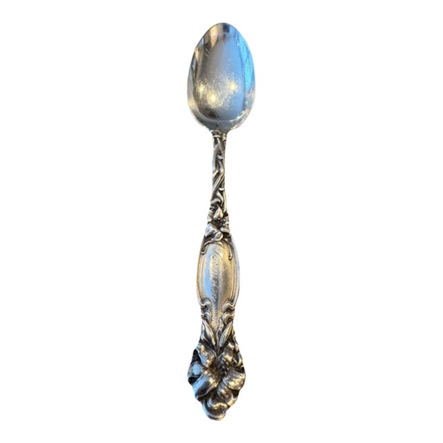 Antique International Silver Five O'Clock Teaspoon. Sterling Silver .5.5" Long. For Sale