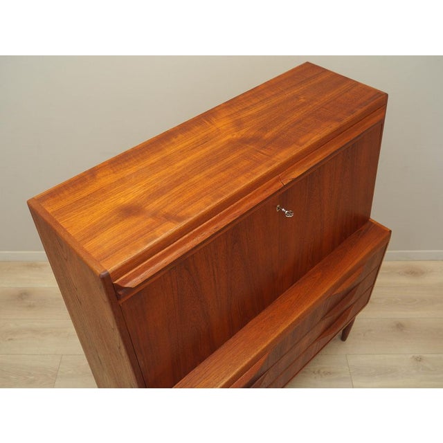Vintage Danish Teak Secretaire by Erling Torvits for Klim Møbelfabrik, 1960s For Sale - Image 9 of 15