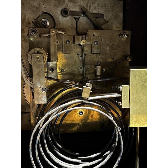 Large Victorian Oak Westminster Chime Clock from Winterthalder & Hoffmier For Sale - Image 6 of 18