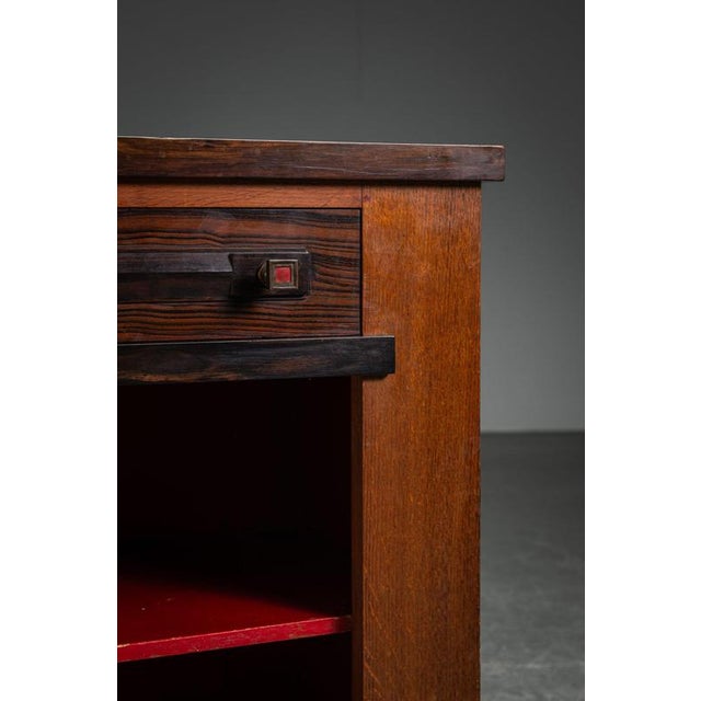 Vintage Hague School Shelving by H. Wouda, 1920s For Sale - Image 12 of 16
