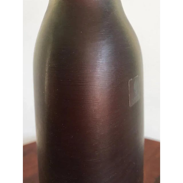 Italian Murano Glass Incisi Bottle from Venini, 1980s For Sale - Image 6 of 10