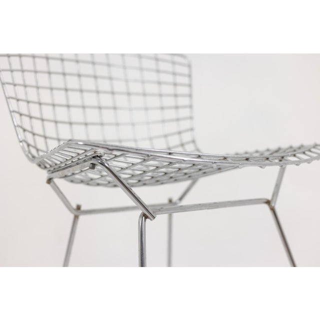 White Vintage Chairs by Harry Bertoia for Knoll, 1970s, Set of 5 For Sale - Image 8 of 10
