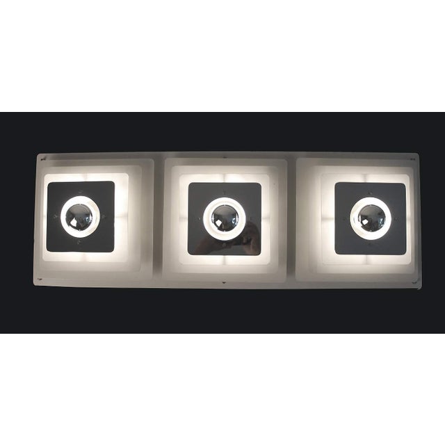 Mid-Century Modern Large Space Age Wall Light from Honsel, 1970s For Sale - Image 3 of 18