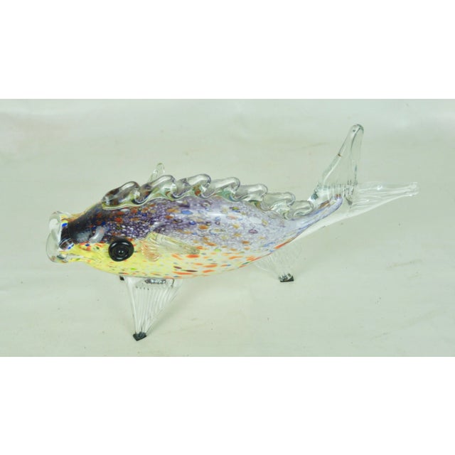 1960s Murano Glass Fish Sculpture, 1960s For Sale - Image 5 of 8