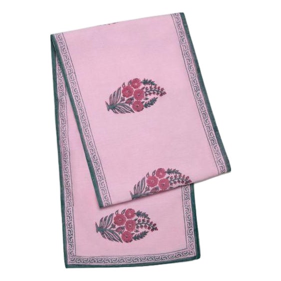 Roza Pink/Teal Runner For Sale