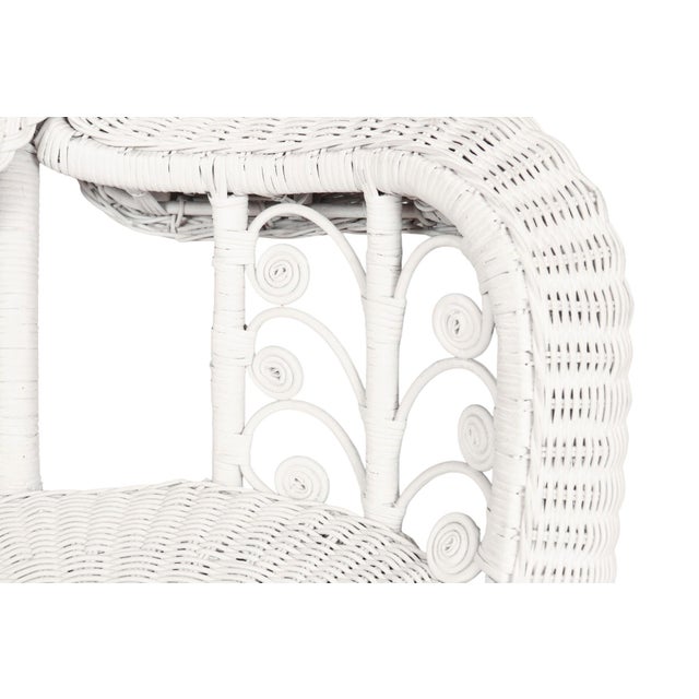 Heywood Wakefield Wicker Armchairs, a Pair For Sale In Tampa - Image 6 of 9