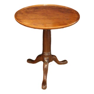 Circa 1750 English George II Period Small Tilt-Top Table For Sale