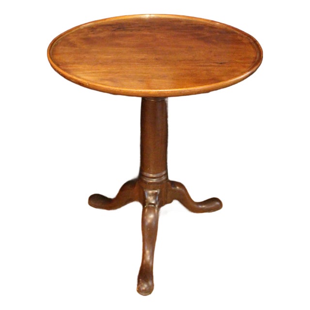 Circa 1750 English George II Period Small Tilt-Top Table For Sale