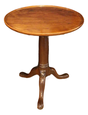 Circa 1750 English George II Period Small Tilt-Top Table