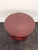 Art Deco Red Lacquered Side Table with Glass Top, 1930s For Sale - Image 4 of 7