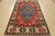 Farmhouse Kazak Rug 6’3” X 9′ Red Wool Tribal Hand-Knotted Oriental Carpet For Sale - Image 3 of 14