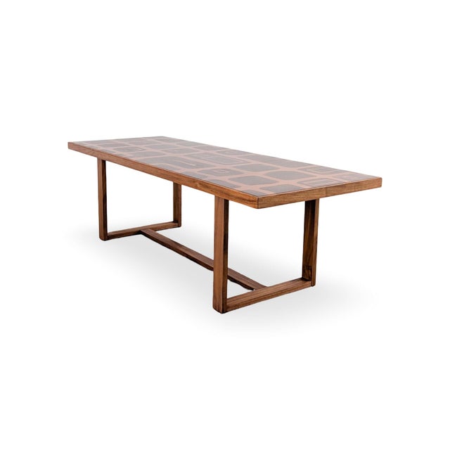 Coffee Table in Copper by Jean Blazy, 1950s For Sale - Image 4 of 8