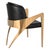 Art Deco "Amalfi 2" Chair, With Bronze and Tailor Made Leather For Sale - Image 3 of 11