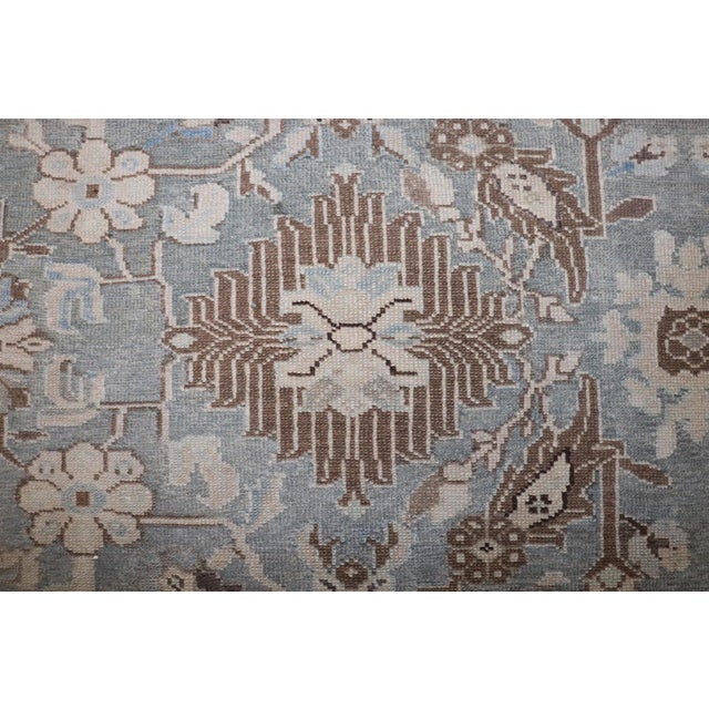 Persian Malayer Sea Foam Color Rug rug no.j4366 For Sale - Image 4 of 14
